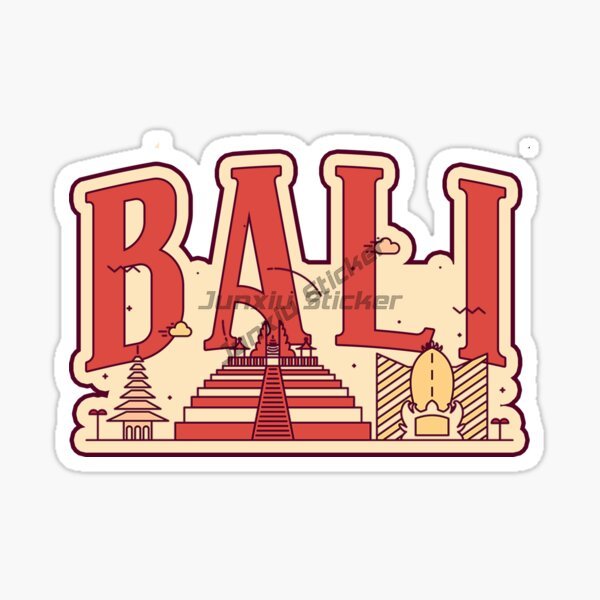 Car Accessories Bali - インドネシアバリスカイミラースカイゲート海岸風景ビニール自己粘着カーステッカーとデカールアクセサリー装飾