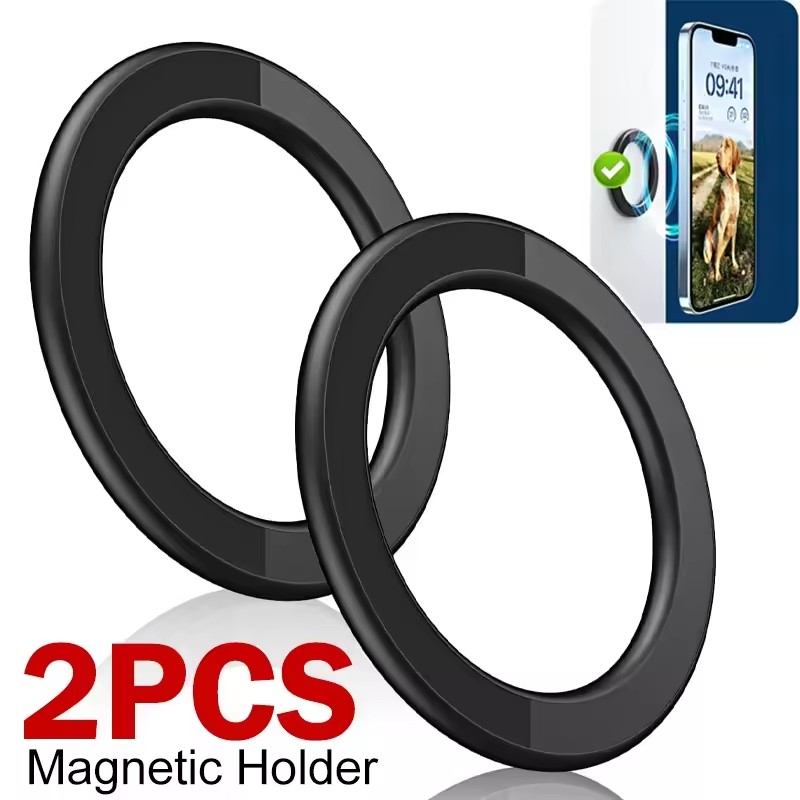 Car Accessories Phone Holder - MagSafe対応 磁気リングホルダー 強力マグネット 携帯電話壁掛けスタンド iPhone 17
