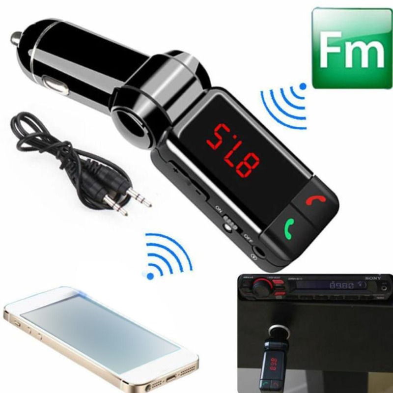 Fm Transmitter - BC06 車の Bluetooth 互換 Fm トランスミッターカーキットハンズフリー