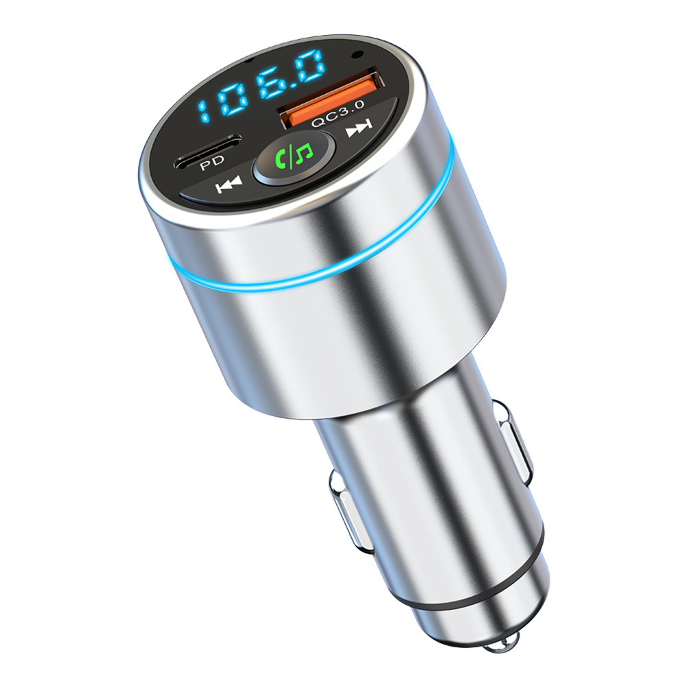 Fm Transmitter - AZ-Car トランスミッター BC61 車載 Bluetooth MP3