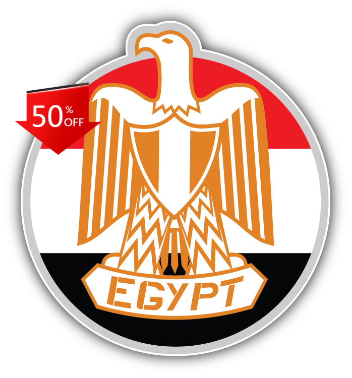 Car Accessories Egypt - エジプトエンブレム美的な車のラップトップウィンドウバンパー防水ビニールデカールアクセサリーヴィンテージヴィンテージユニークなレトロな美的感覚