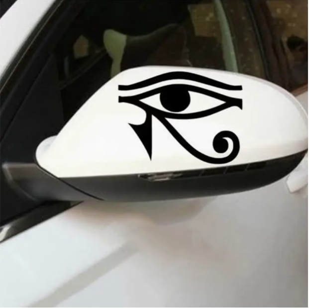 1ピースのホルスの目エジプトビニールステッカー - 古代エジ - Car Accessories Egypt のレビューと価格