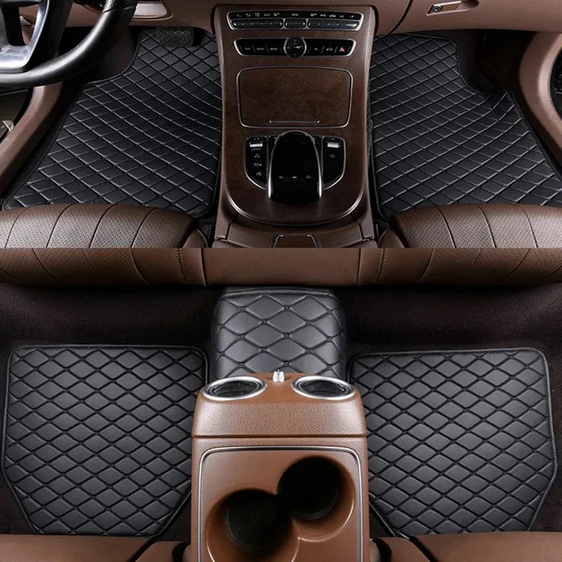 車のフロアマット 5 個 PU レザーユニバーサル品質防水自 - Car Accessories You Need のレビューと価格