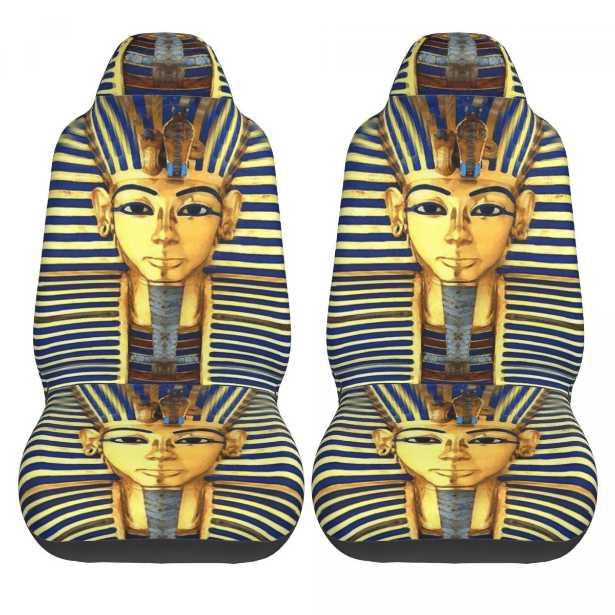 ファラオ王ツタンカーメンゴールドラピスユニバーサルカーシート - Car Accessories Egypt のレビューと価格