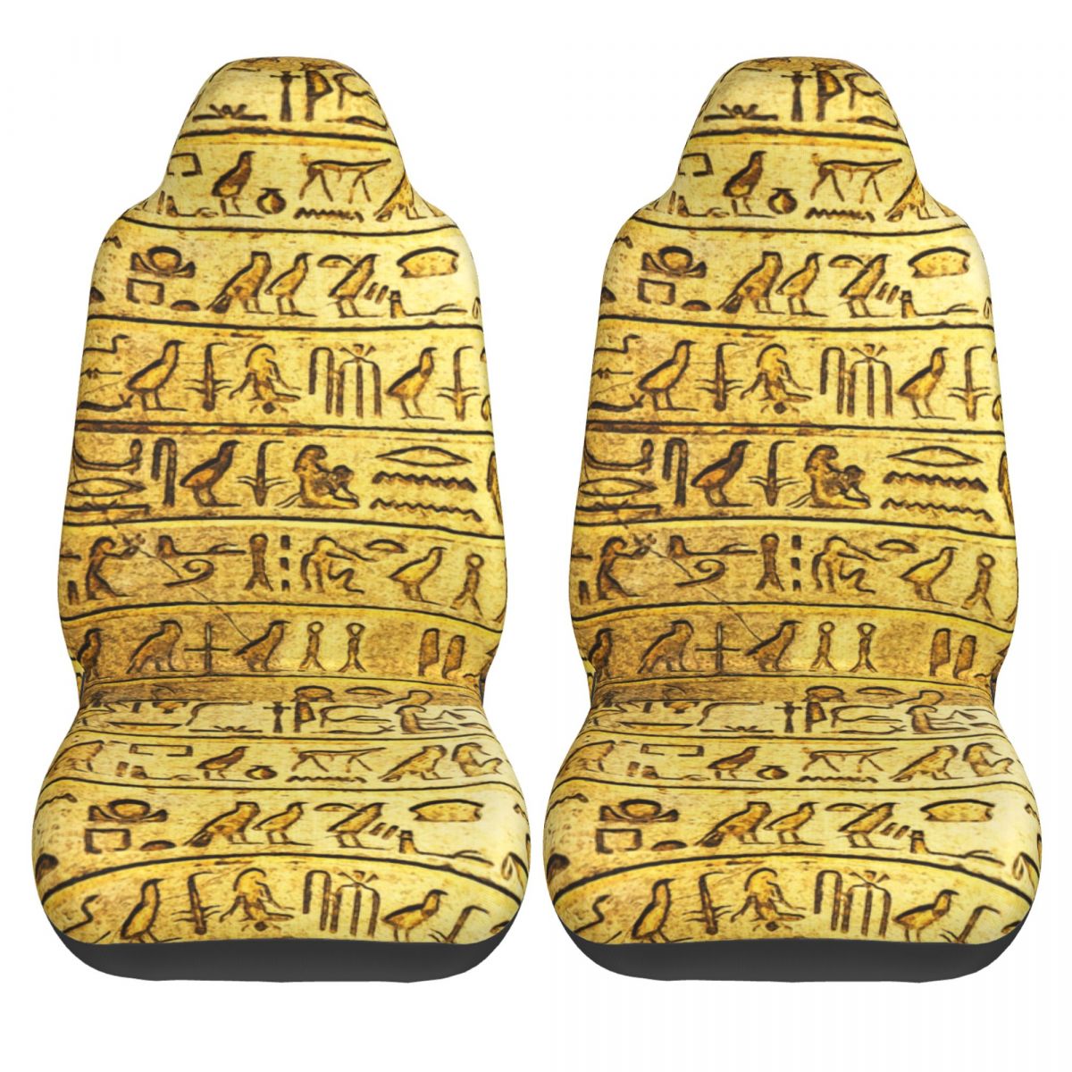 古代エジプトの象形文字ユニバーサルカーシートカバーほとんどの - Car Accessories Egypt のレビューと価格