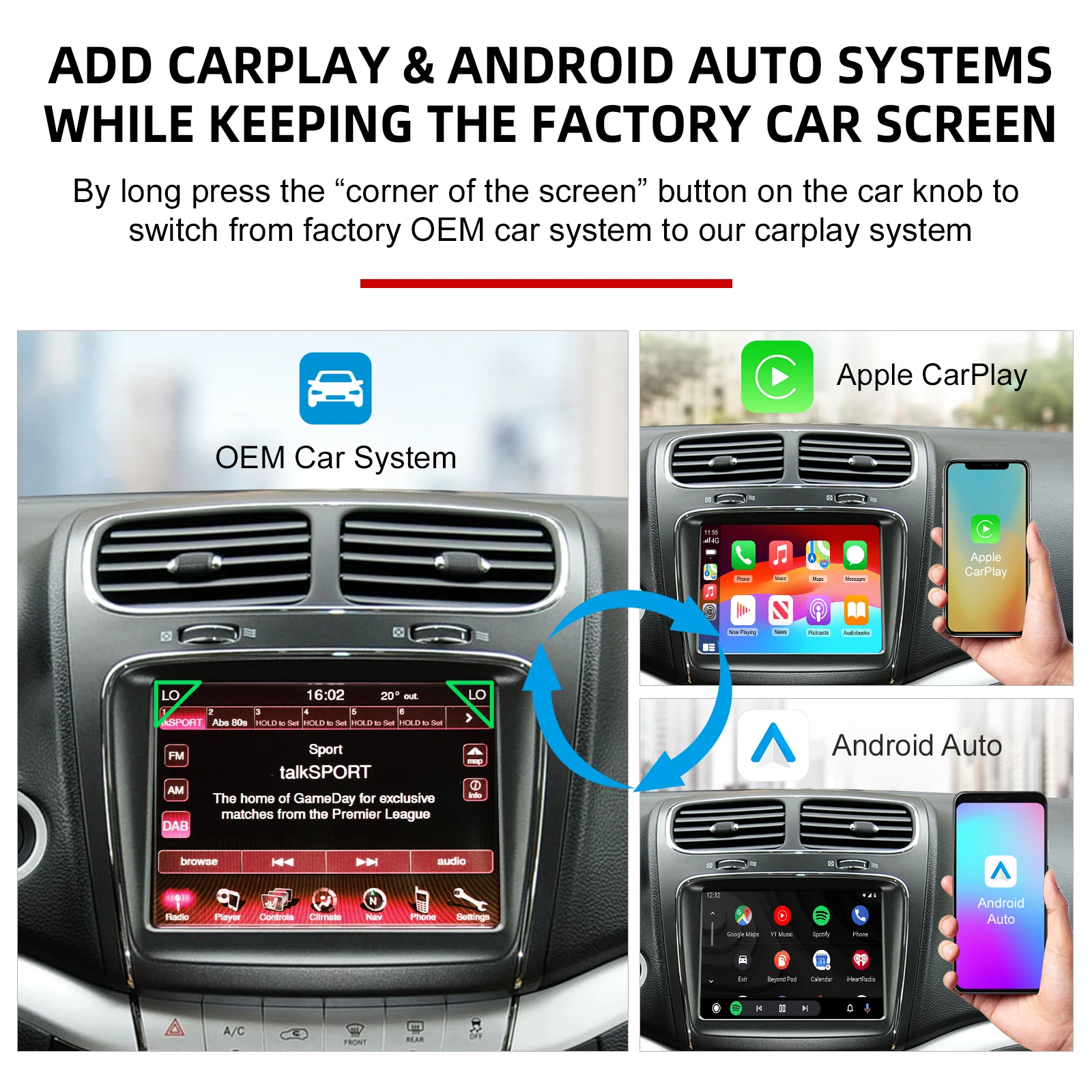 ワイヤレスCarPlay＆Android Auto対応 後付 - Wireless Car Charger のレビューと価格