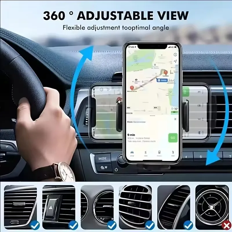 車載電話ホルダー 車のエアコン吹き出し口クリップマウント モ - Car Accessories Phone Holder のレビューと価格