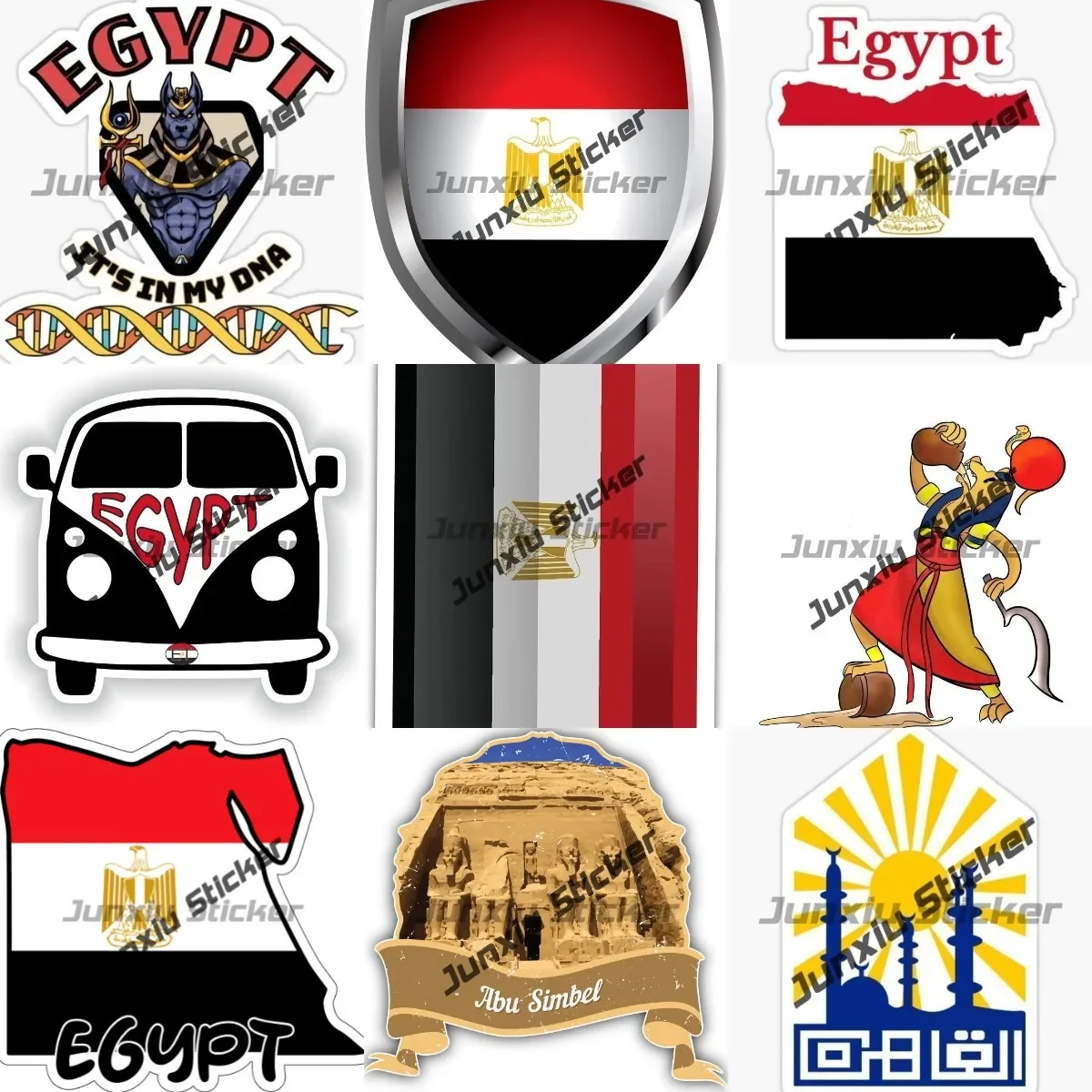 カイロエジプトエンブレムステッカーエジプトの女神セクメトデカ - Car Accessories Egypt のレビューと価格
