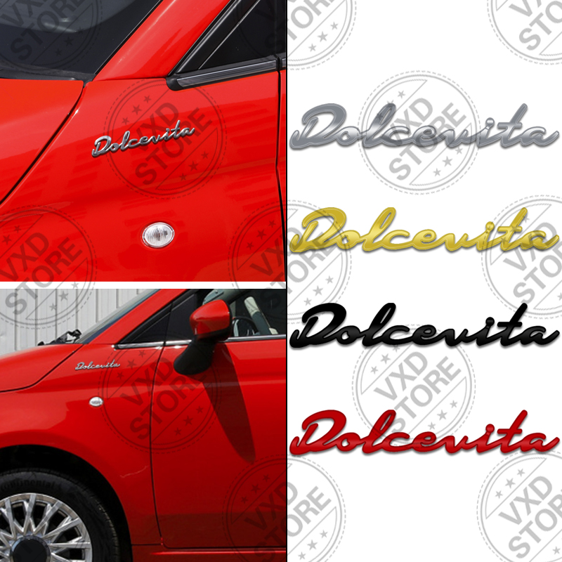 3Dドルチェヴィータ文字エンブレムメタルリアトランクカーバッ - Car Accessories Bali のレビューと価格