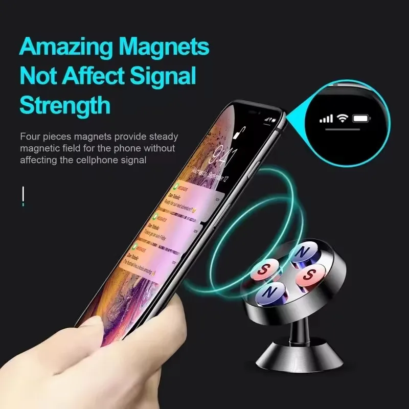 マグネット式車載スマホホルダー マグネットマウント 携帯電話 - Car Accessories Phone Holder のレビューと価格