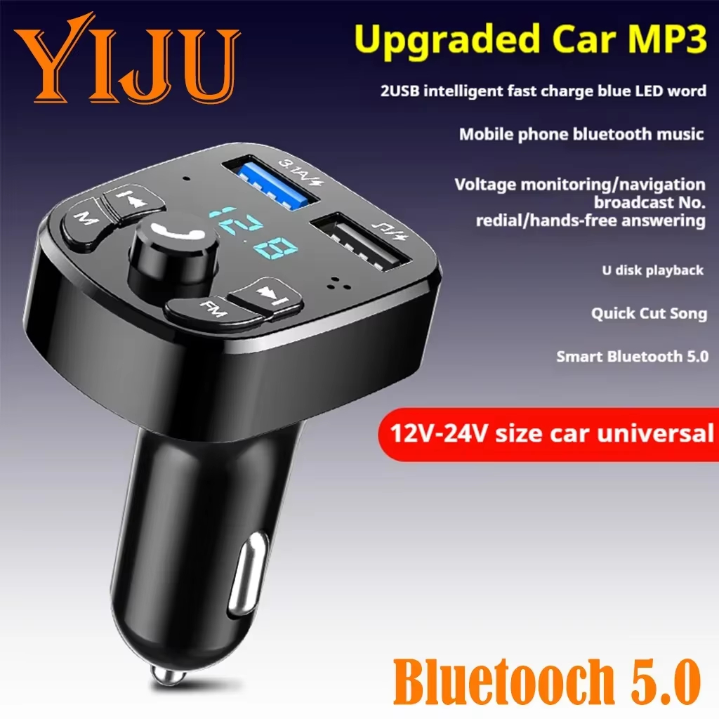 車の Bluetooth 5.0 Fm トランスミッター、ワ - Wireless Car Charger のレビューと価格
