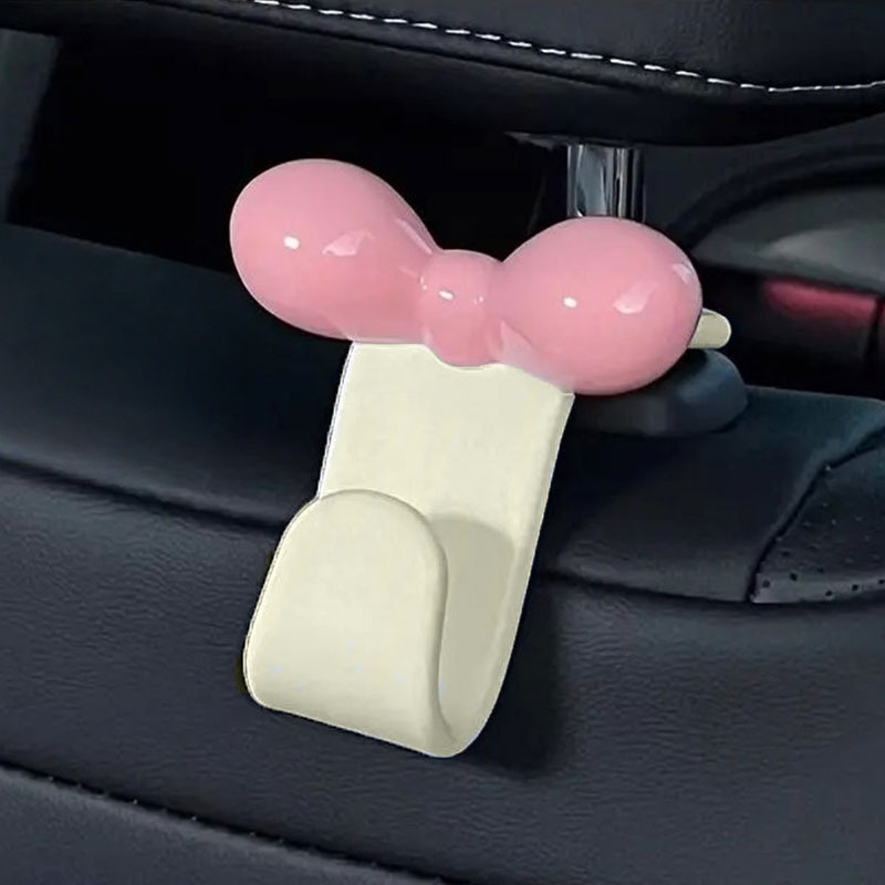 ミニマリストなボウ型車用後部座席吊り下げフック、実用的な収納 - Car Accessories You Need のレビューと価格