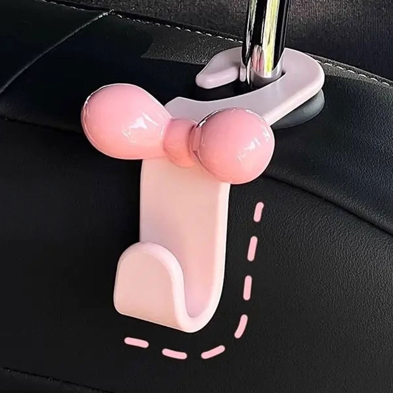 ミニマリストなボウ型車用後部座席吊り下げフック、実用的な収納 - Car Accessories You Need のレビューと価格