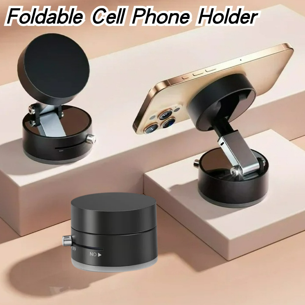高性能磁気真空ホルダー折りたたみ式ユニバーサル電話スタンド車 - Car Accessories Phone Holder のレビューと価格