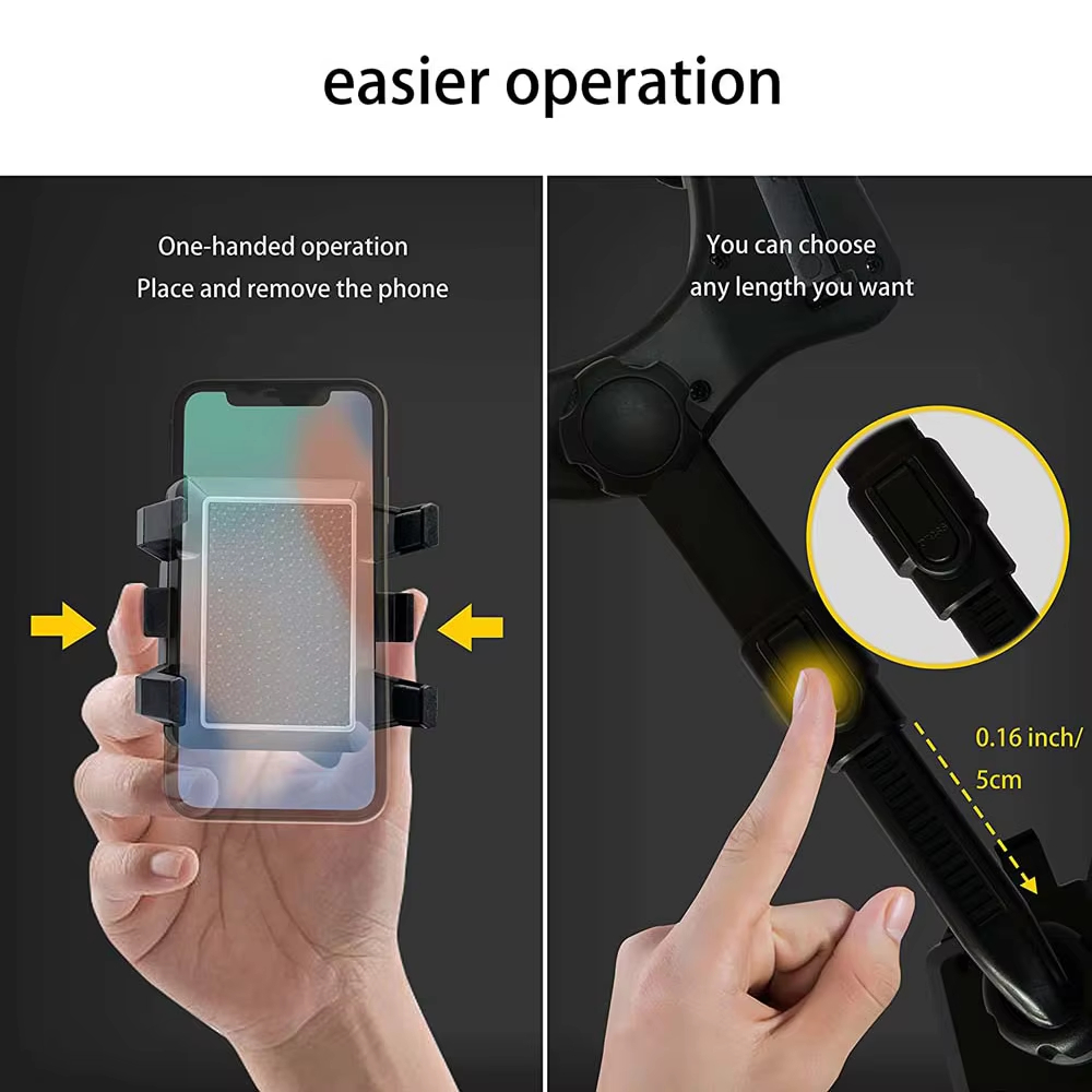 多機能車用バックミラー携帯電話ホルダー 360度回転 °   - Car Accessories Phone Holder のレビューと価格