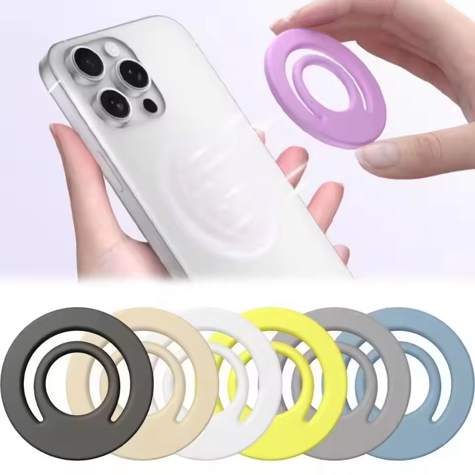 マグネット式シリコンスタンドフィンガーリング車載ホルダー i - Car Accessories Phone Holder のレビューと価格