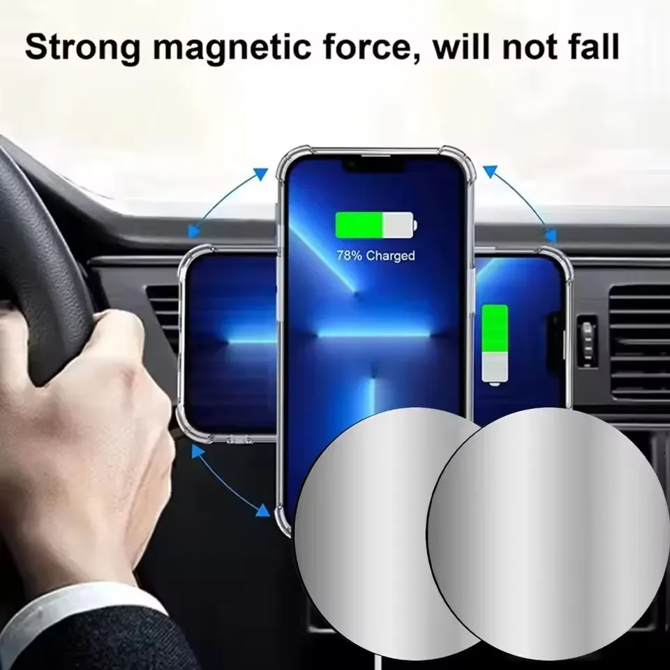 1-5 個 8 センチメートル磁気金属プレートディスク携帯電 - Car Accessories Phone Holder のレビューと価格