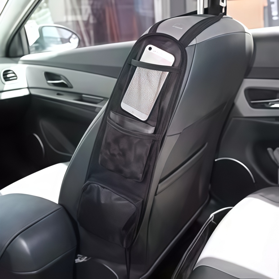 カーシートオーガナイザーポーチ - 水筒、携帯電話、必需品用 - Car Accessories You Need のレビューと価格