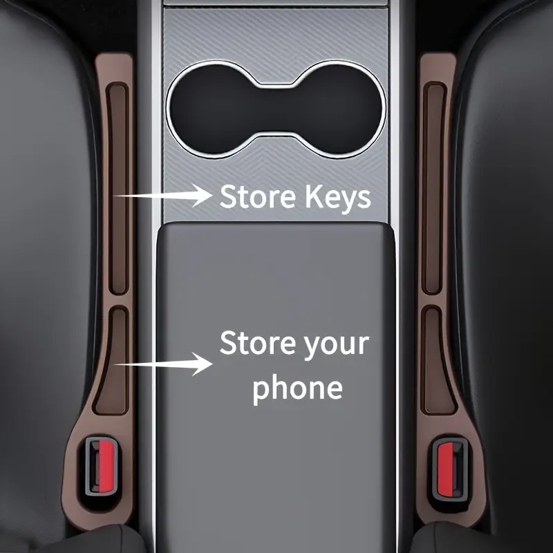 カーシート隙間プラグ、車内装飾品、車用クリップ収納ボックス、 - Car Accessories You Need のレビューと価格