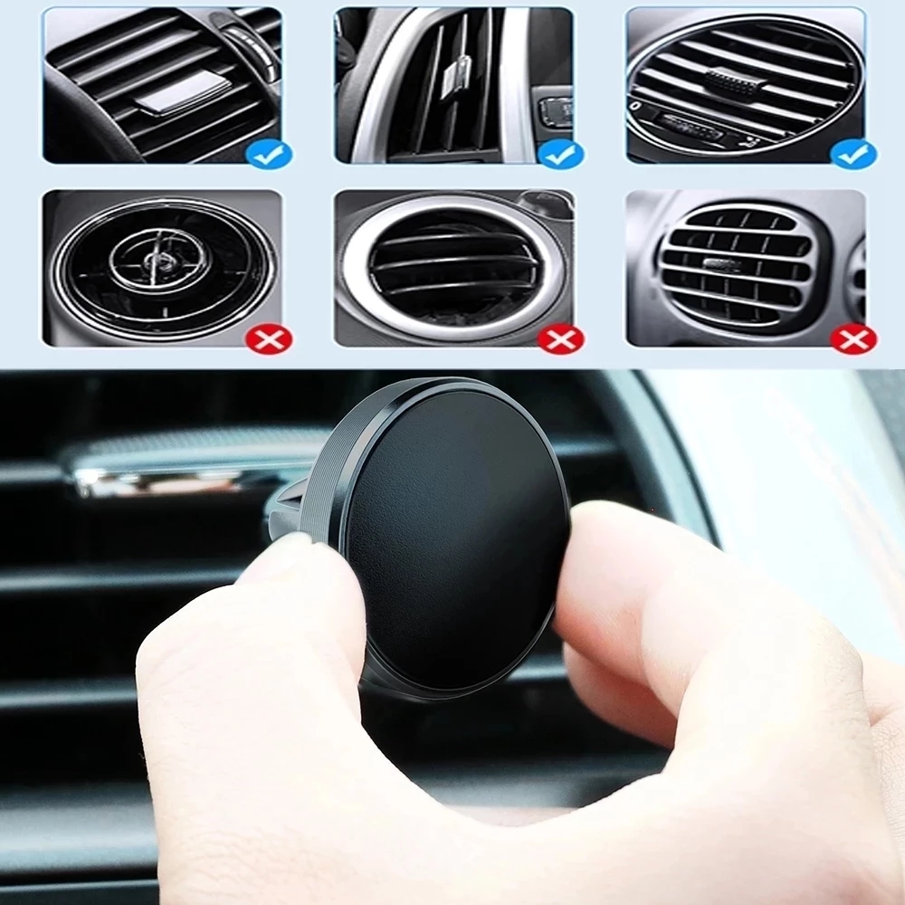 車載用マグネット式携帯電話ホルダー、iPhone 14、13 - Car Accessories Phone Holder のレビューと価格