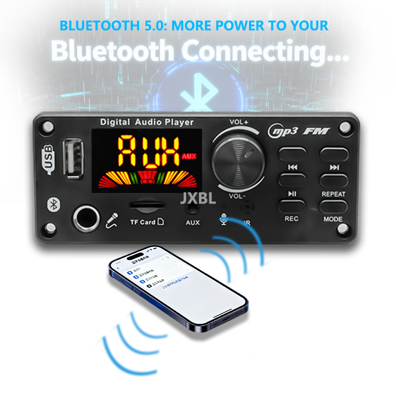 80W Bluetooth 5.0 MP3 デコーダーボード - Fm Transmitter のレビューと価格
