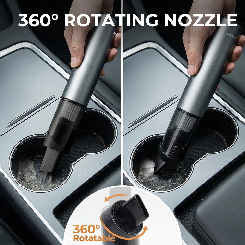 車載用ハンドヘルド掃除機、6つのアタッチメント付き、2スピー - Wireless Car Charger のレビューと価格