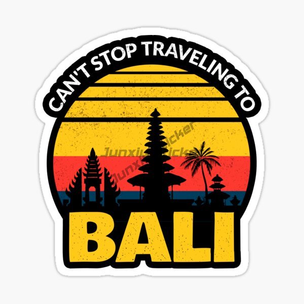 バリインドネシアビーチサーフィン風景車のステッカーカーアクセ - Car Accessories Bali のレビューと価格
