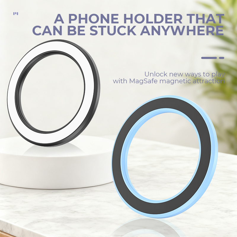 MagSafe対応 強力マグネットリング式スマホホルダー 粘 - Car Accessories Phone Holder のレビューと価格