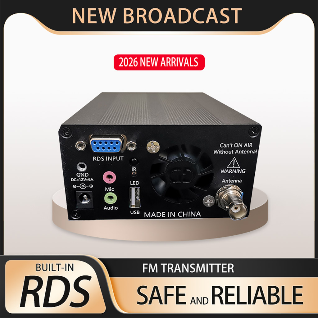 新型放送機 25W調整可能ステレオFM送信機 ワイヤレス放送 - Fm Transmitter のレビューと価格