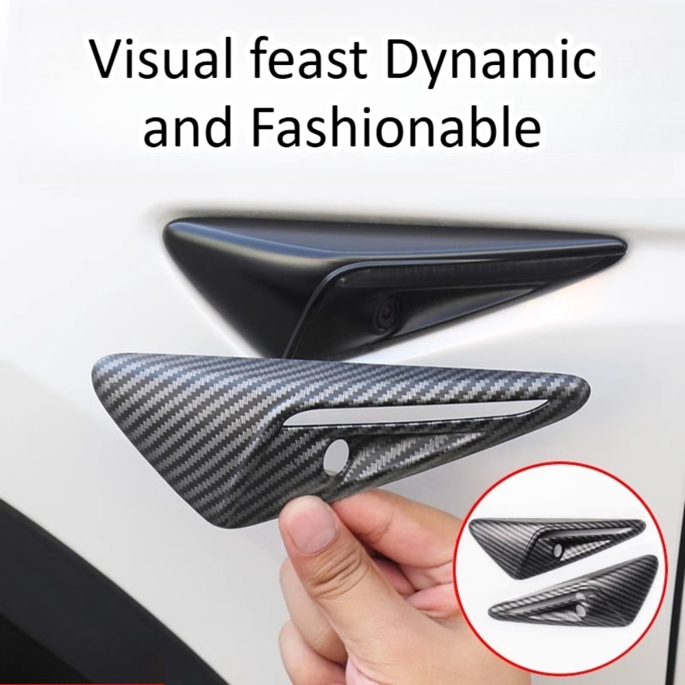 カーボンファイバーカメラカバートリムテスラモデル Y 3 S - Car Accessories You Need のレビューと価格