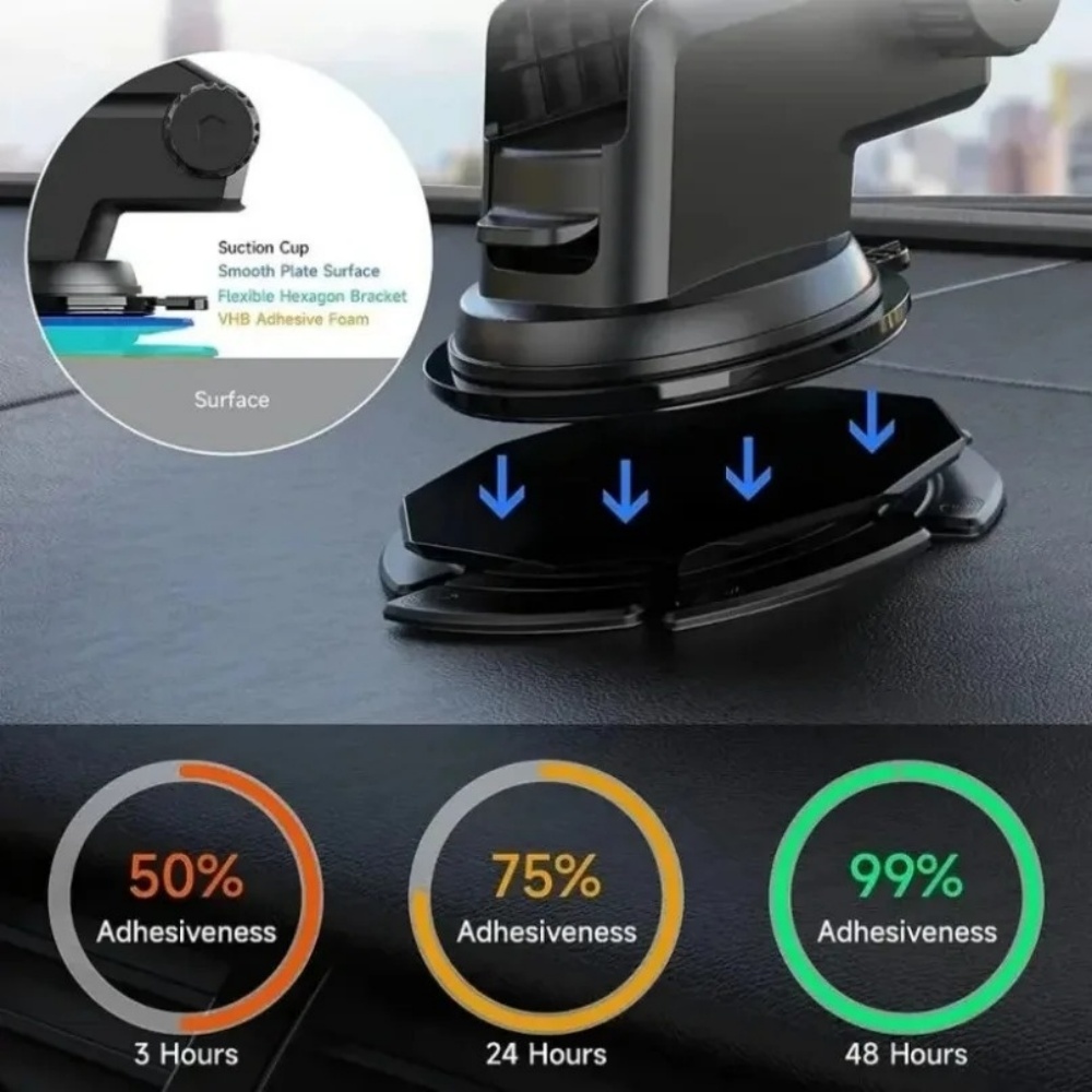 車のダッシュボード吸盤携帯電話マウントベースユニバーサル吸盤 - Car Accessories Phone Holder のレビューと価格
