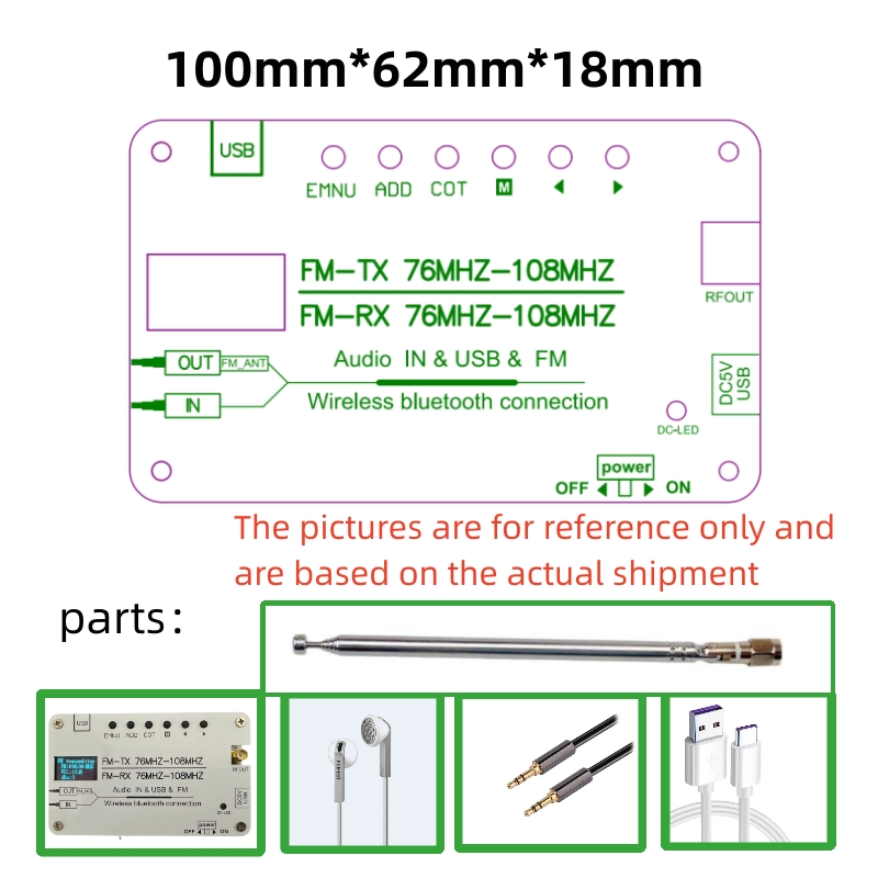 Dspラジオ、キャンパスラジオ受信機、fm送信機、76-10 - Fm Transmitter のレビューと価格